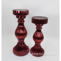 Crystal Candle Holder customized hand blown colored glass candle holders Supplier